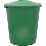 Бак с крышкой на 70 литров зеленый