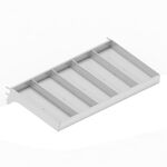 Лоток мелкий (сборный + 4 перегородки) 1000 мм