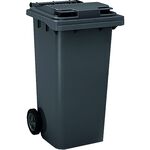 Мусорный контейнер п/э 240л (R) серый