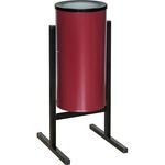 Урна металлическая СЛ2-250 (бордо)