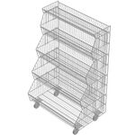 Сетчатые стеллажи