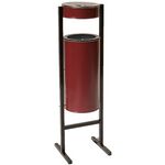 Урна металлическая СЛП-250 (бордо)