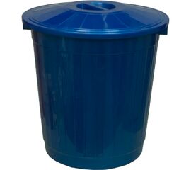 Бак с крышкой на 50 литров синий