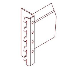 Балка паллетная MG 1800 3 зацепа