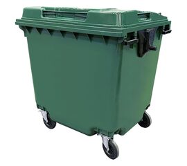 Мусорный контейнер MKТ 1100 литров зеленый