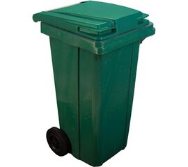 Мусорный контейнер п/э 240л (R) зелёный