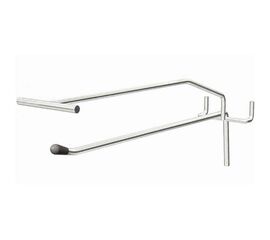 Крючок хром 250 мм с ценникодержателем (Интерна)