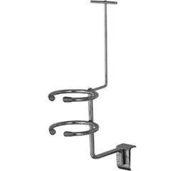 Держатель для фенов хромированный с ценникодержателем