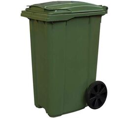 Мусорный контейнер 360 литров зеленый