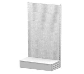 Cтеллаж пристенный перфорированный Водолей 1500х1000 без полок