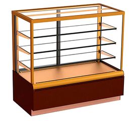 Кондитерская холодильная витрина Carboma Cube ВХСв-0,9д Люкс