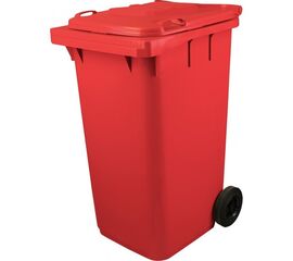 Мусорный контейнер МКТ 360 литров красный