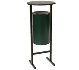 Урна металлическая СЛ-300 (зеленая)