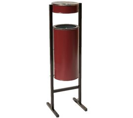 Урна металлическая СЛП-250 (бордо)