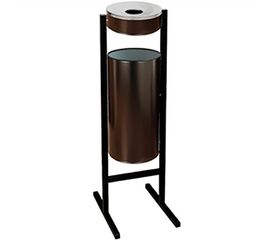 Урна металлическая СЛП-250 (черная)