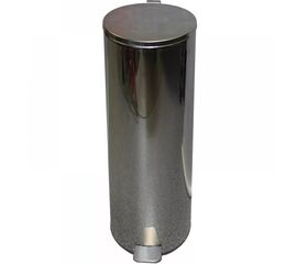 Урна с педалью 40 л хром