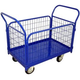 Тележка с сетчатыми бортами ТС 3 без колес