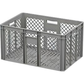 Ящик перфорированный 600х400х340 серый