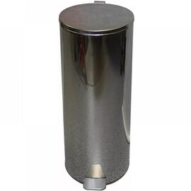 Урна с педалью 30 л хром