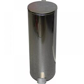 Урна с педалью 40 л хром