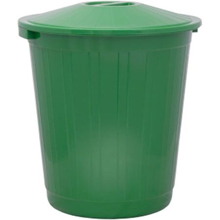 Бак с крышкой на 70 литров зеленый Бак с крышкой на 70 литров зеленый
