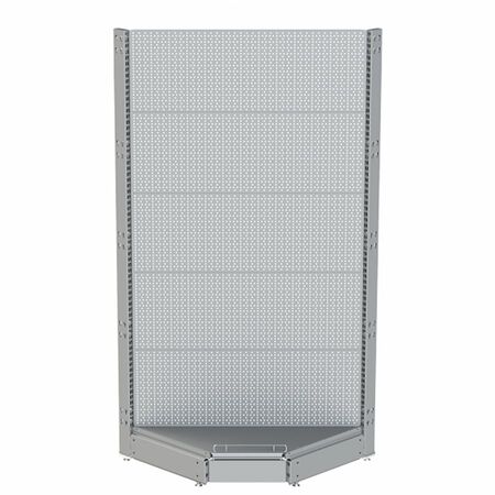 Cтеллаж угловой перфорированный Нордика 2250 (1000 мм)