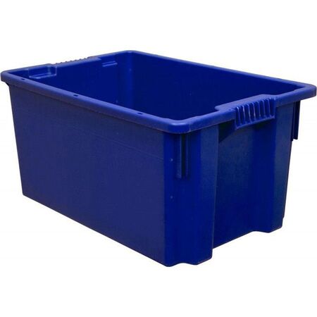 Ящик п/э 600х400х300 сплошной синий