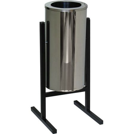 Урна опрокидывающаяся СЛ2-250Н (хром) Урна опрокидывающаяся СЛ2-250Н (хром)