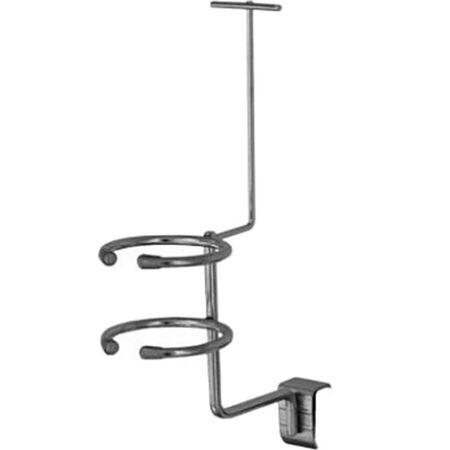 Держатель для фенов хромированный с ценникодержателем Держатель для фенов хромированный с ценникодержателем