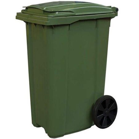 Мусорный контейнер 360 литров зеленый Мусорный контейнер 360 литров зеленый