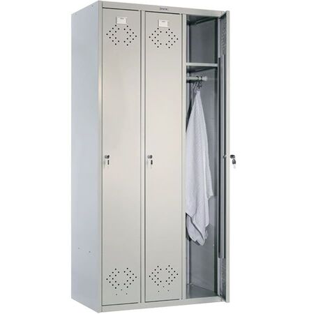 Шкаф металлический для одежды LS(LE)-31 Шкаф металлический для одежды LS(LE)-31