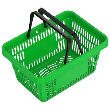 Корзина покупательская пластиковая SBP20-GN