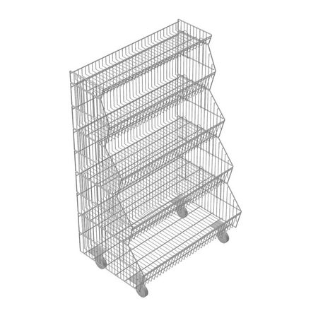 Стеллаж-горка сетчатый СК-02.02 Стеллаж-горка сетчатый СК-02.02
