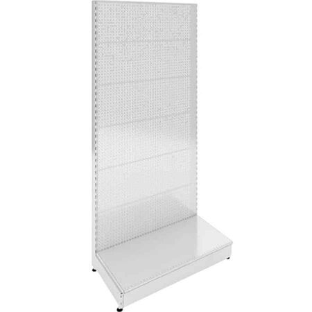 Cтеллаж пристенный перфорированный Нордика 2250х1000 Cтеллаж пристенный перфорированный Нордика 2250х1000