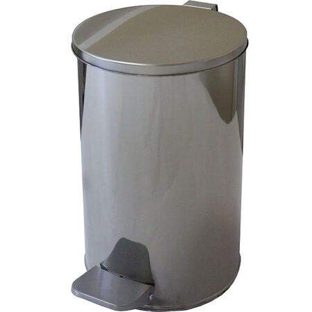Урна с педалью 10 л хром Урна с педалью 10 л хром