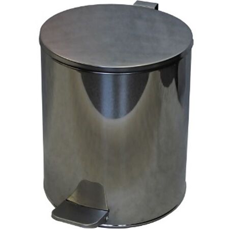 Урна с педалью 15 л хром Урна с педалью 15 л хром