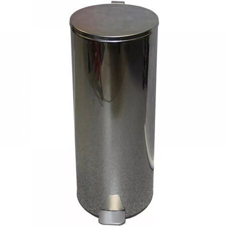 Урна с педалью 30 л хром Урна с педалью 30 л хром