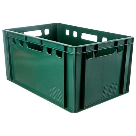 Ящик п/э 600х400х300 сплошной Е3 зеленый Ящик п/э 600х400х300 сплошной Е3 зеленый