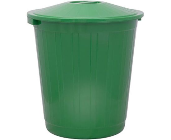 Бак с крышкой на 70 литров зеленый Бак с крышкой на 70 литров зеленый