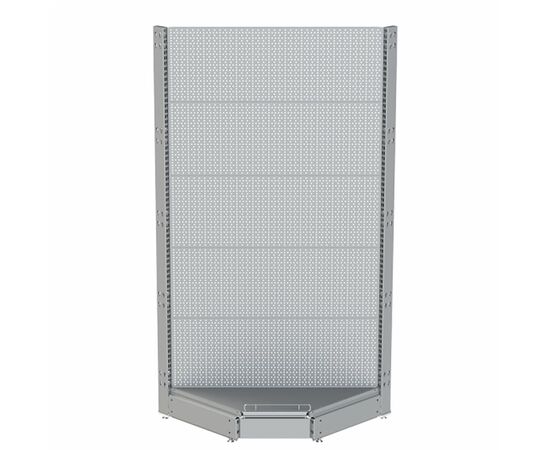 Cтеллаж угловой перфорированный Нордика 2250 (1000 мм)