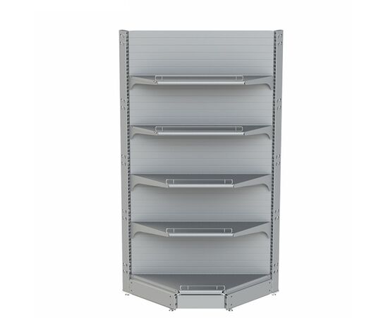 Cтеллаж угловой сплошной Нордика 2250 (1000 мм)