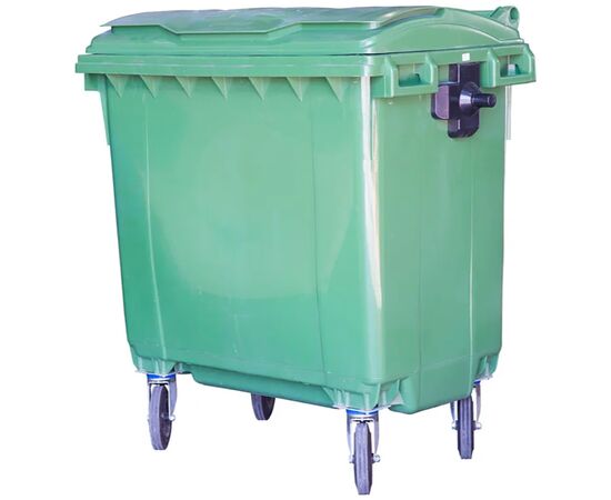 Мусорный контейнер МКТ 660 литров зеленый Мусорный контейнер МКТ 660 литров зеленый