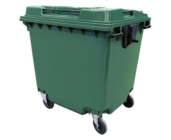 Мусорный контейнер MKТ 1100 литров зеленый