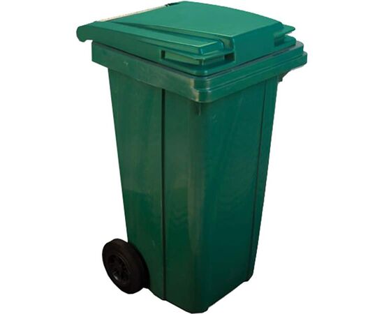 Мусорный контейнер п/э 240л (R) зелёный