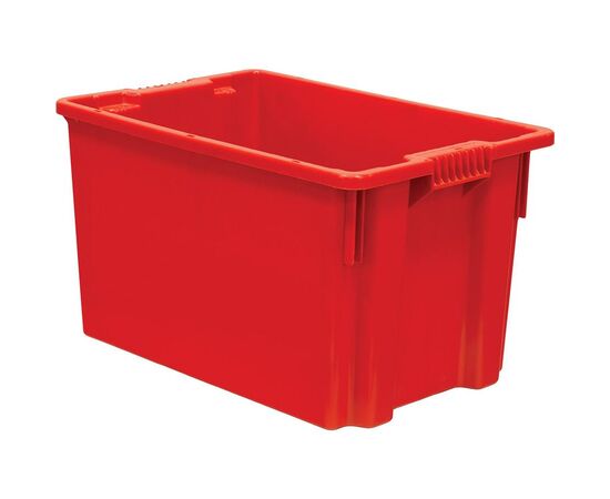 Ящик п/э 600х400х300 сплошной красный