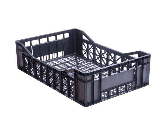 Ящик перфорированный 600х400х165 черный