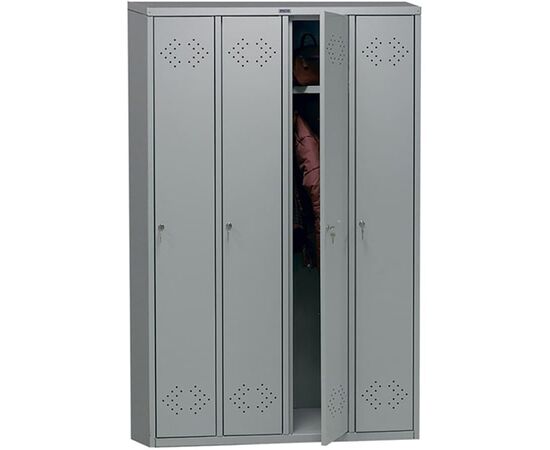 Шкаф металлический для одежды LS(LE)-41 (1125)