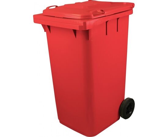 Мусорный контейнер МКТ 360 литров красный
