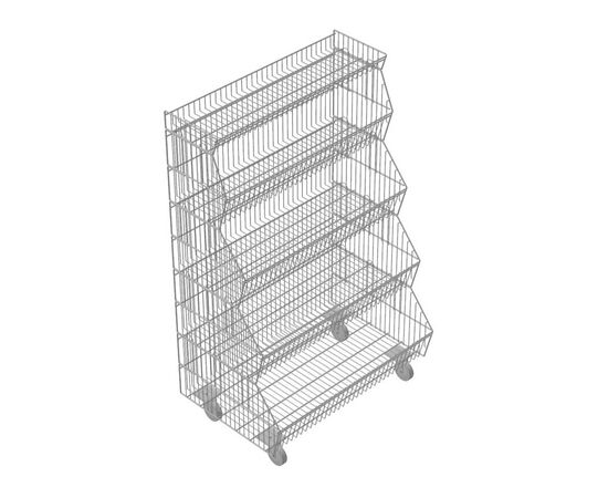 Стеллаж-горка сетчатый СК-02.02