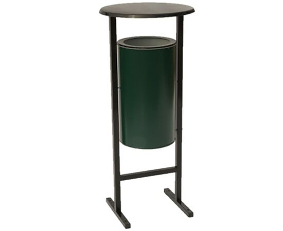 Урна металлическая СЛ-300 (зеленая)